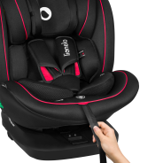Lionelo Bastiaan i-Size Black Red — Kindersitz