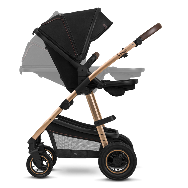 Lionelo Amber 3in1 Black Onyx — Kombikinderwagen