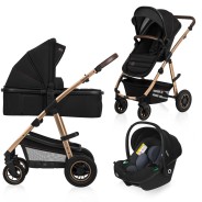 Lionelo Amber 3in1 Black Onyx — Kombikinderwagen