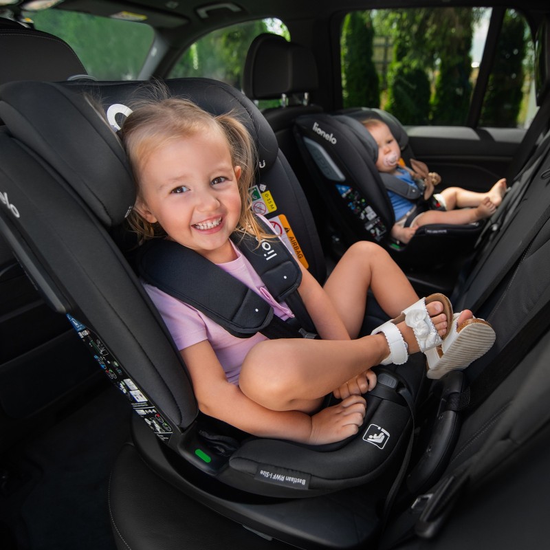 Lionelo Bastiaan RWF i-Size Black — Kindersitz