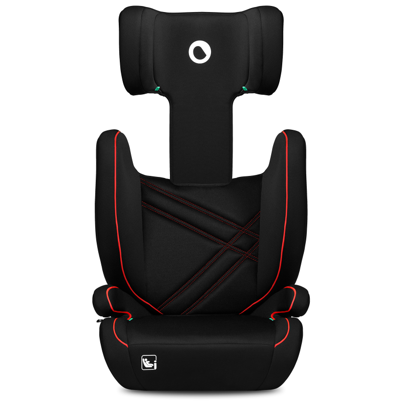 Lionelo Hugo i-Size Sporty Black Red — Kindersitz