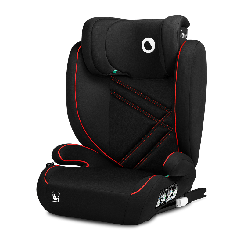 Lionelo Hugo i-Size Sporty Black Red — Kindersitz
