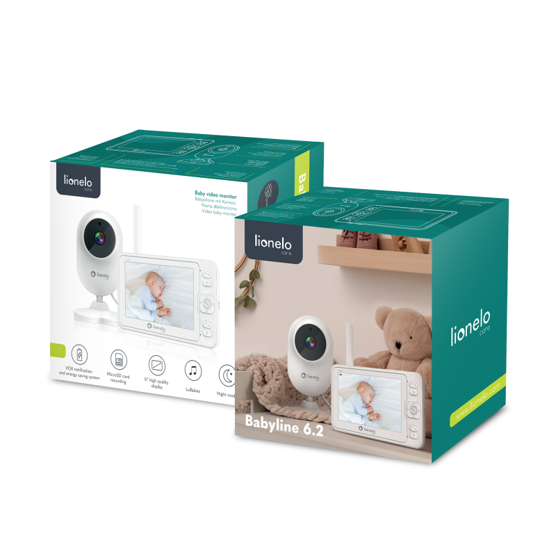 Lionelo Babyline 6.2 White — Babyphone