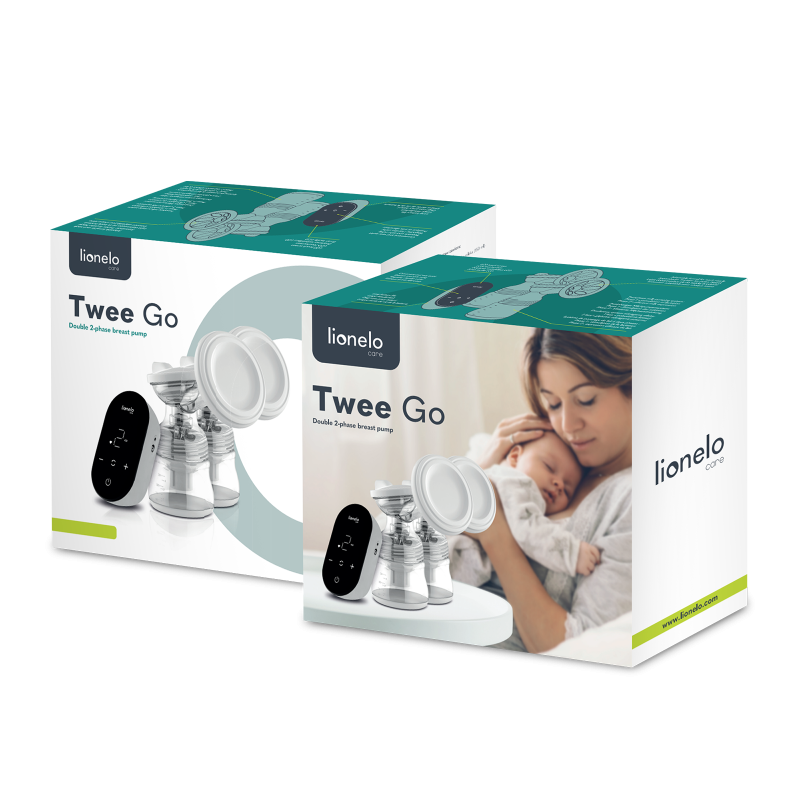 Lionelo Twee Go Grey Concrete — Milchpumpe