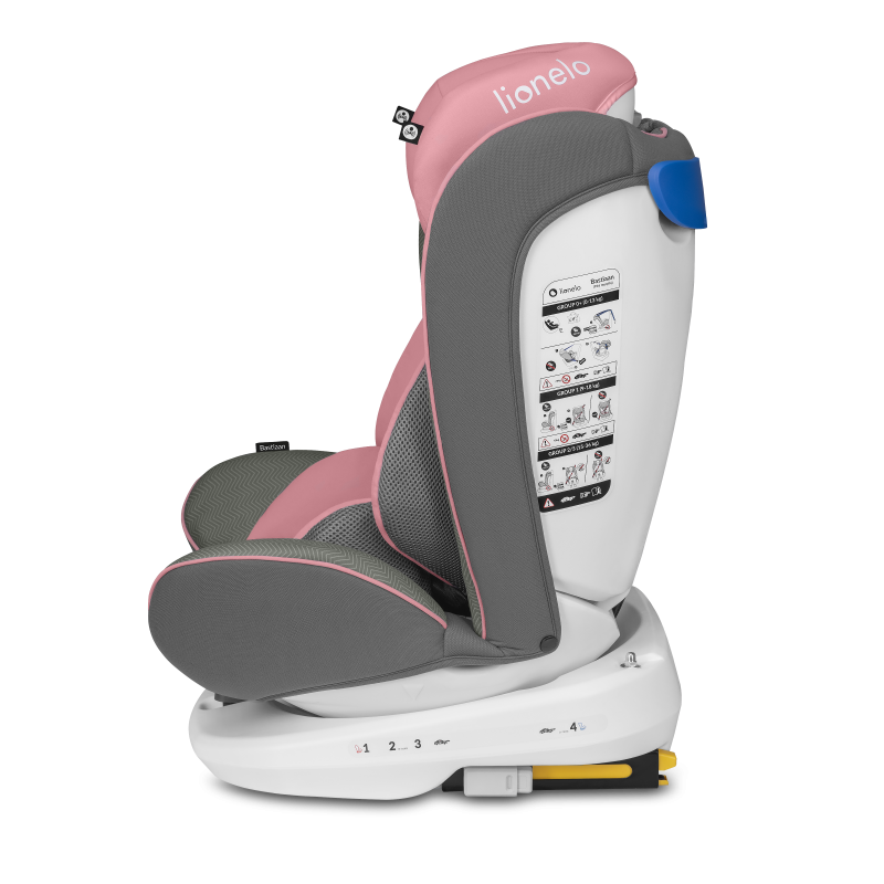 Lionelo Bastiaan Pink Baby — fotelik samochodowy 0-36 kg
