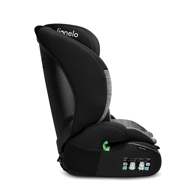 Lionelo Levi i-Size Black Grey — Kindersitz