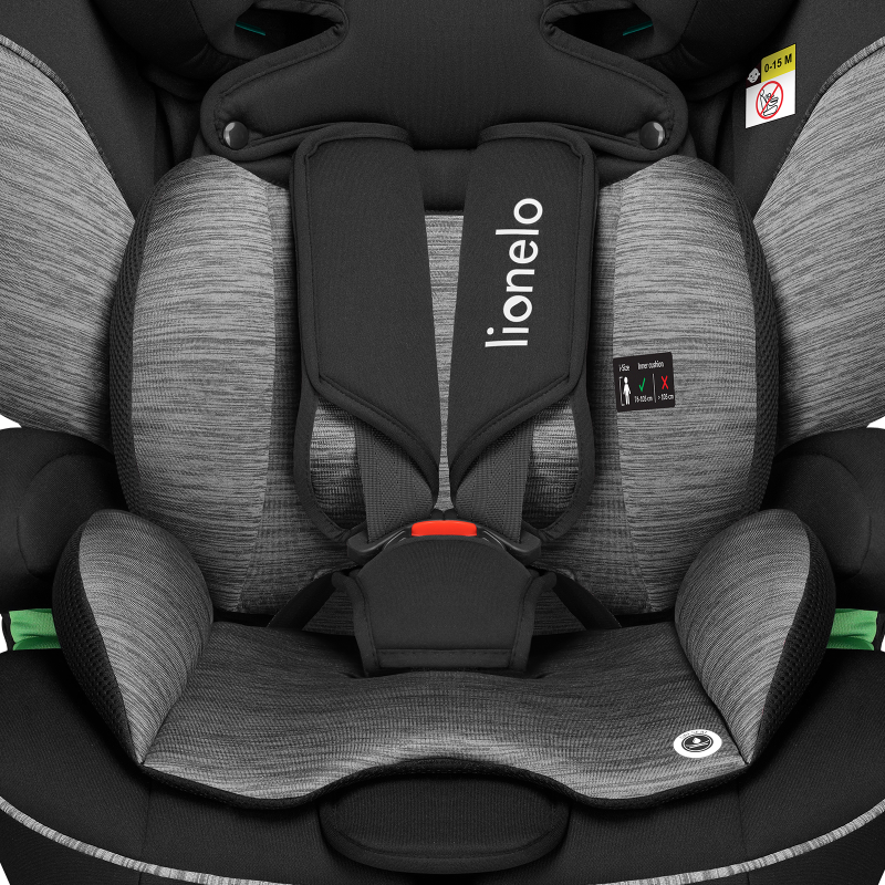Lionelo Levi i-Size Black Grey — Kindersitz