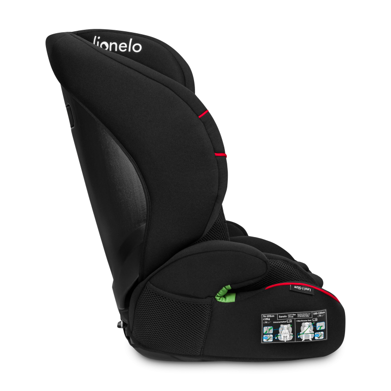 Lionelo Levi i-Size Sporty Black — Kindersitz