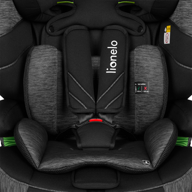 Lionelo Levi One i-Size Black Grey — Kindersitz