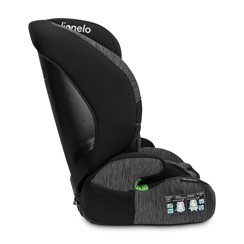 Lionelo Levi One i-Size Black Grey — Kindersitz