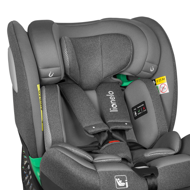 Lionelo ​​Braam i-Size Grey Stone — Kindersitz