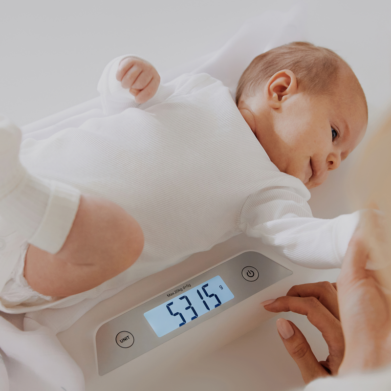 Lionelo Babybalance White — Babywaage