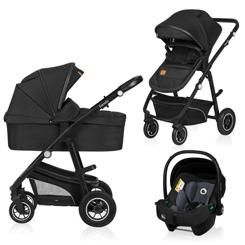Lionelo Bianka 3in1 Black Onyx — Kombikinderwagen