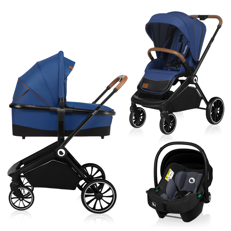 Lionelo Mika 3in1 Blue Navy — Kombikinderwagen