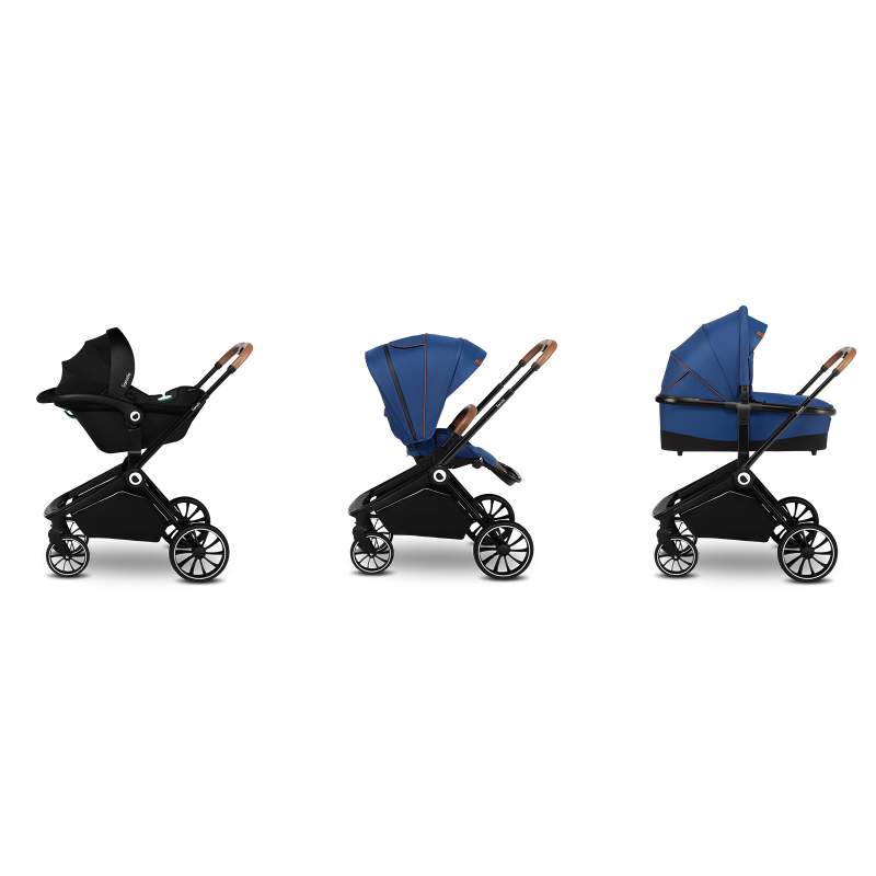 Lionelo Mika 3in1 Blue Navy — Kombikinderwagen