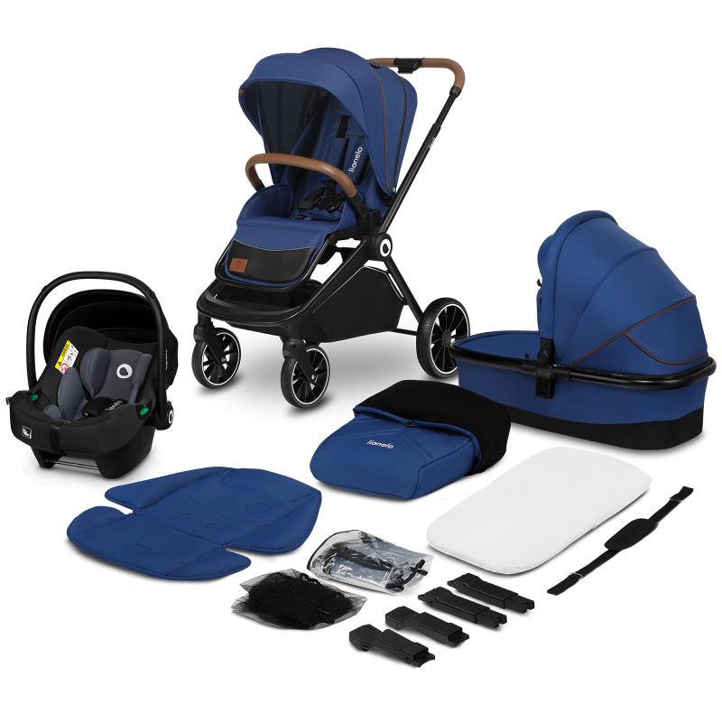 Lionelo Mika 3in1 Blue Navy — Kombikinderwagen