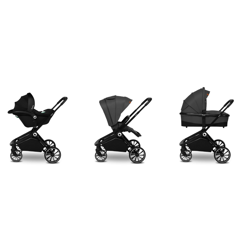 Lionelo Mika 3in1 Grey Graphite — Kombikinderwagen