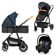 Lionelo Amber 3in1 Blue Navy — Kombikinderwagen