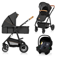 Lionelo Amber 3in1 Grey Graphite — Kombikinderwagen