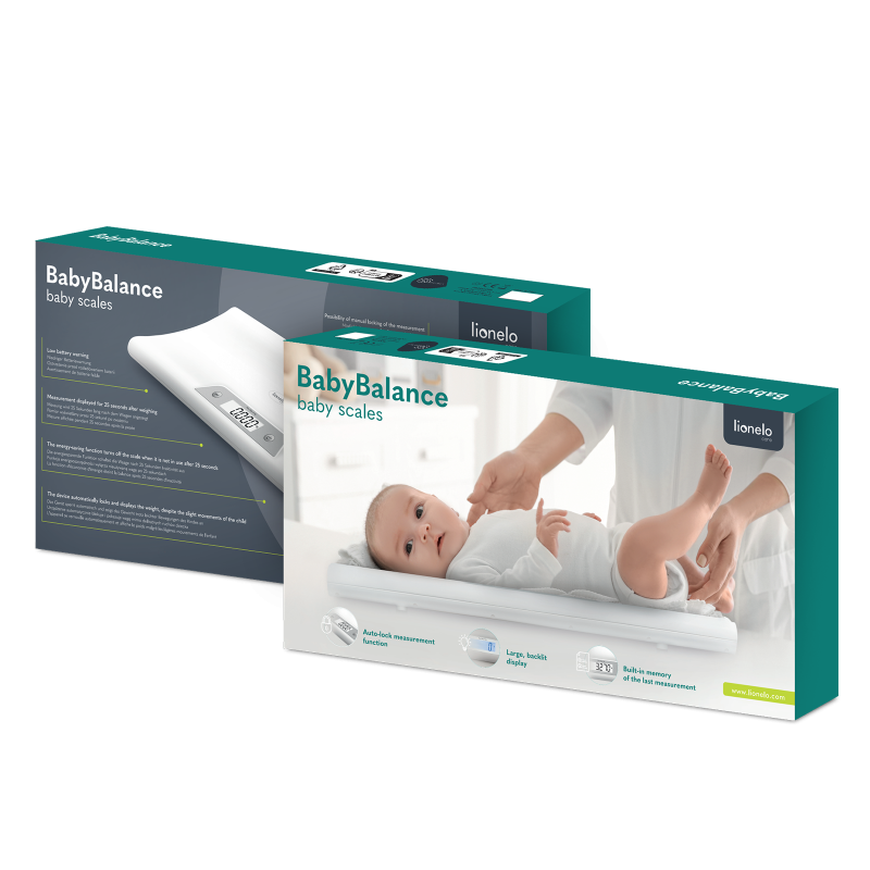 Lionelo Babybalance White — Babywaage
