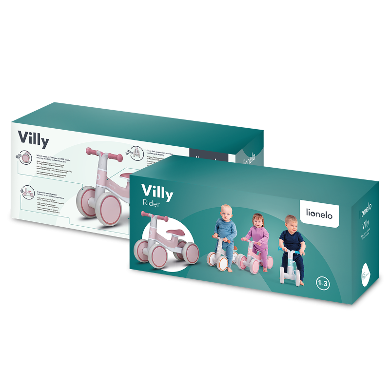 Lionelo Villy Pink Rose — Laufrad