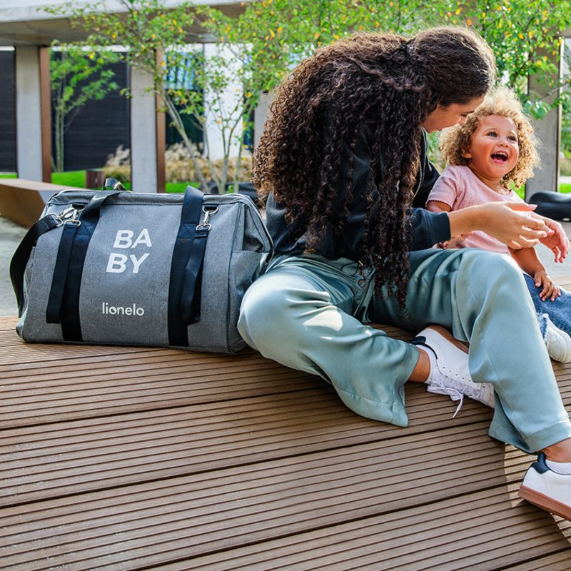 Lionelo Ida Grey Concrete — Kinderwagentasche