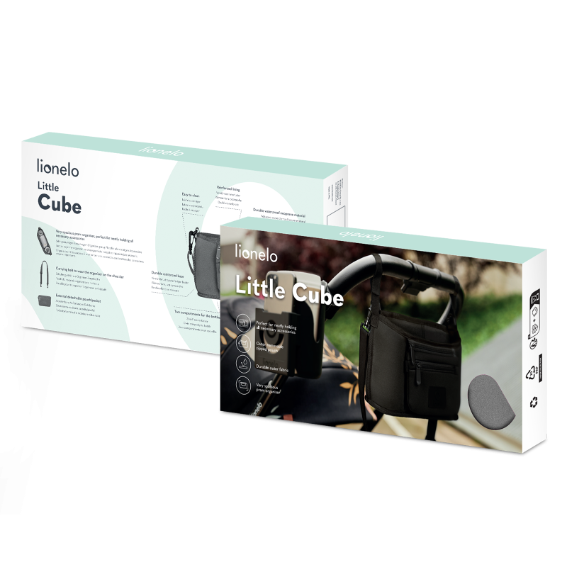 Lionelo Little Cube Grey — Wickel—Organizer