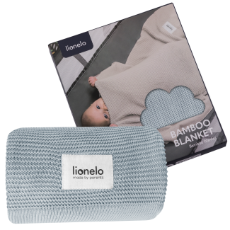 Lionelo Bamboo Blanket Grey — Bambusdecke