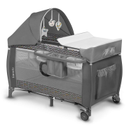 Lionelo Sven Plus Grey Scandi — Bettchen 2in1