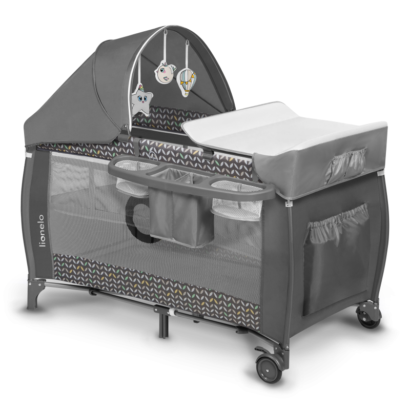 Lionelo Sven Plus Grey Scandi — Bettchen 2in1
