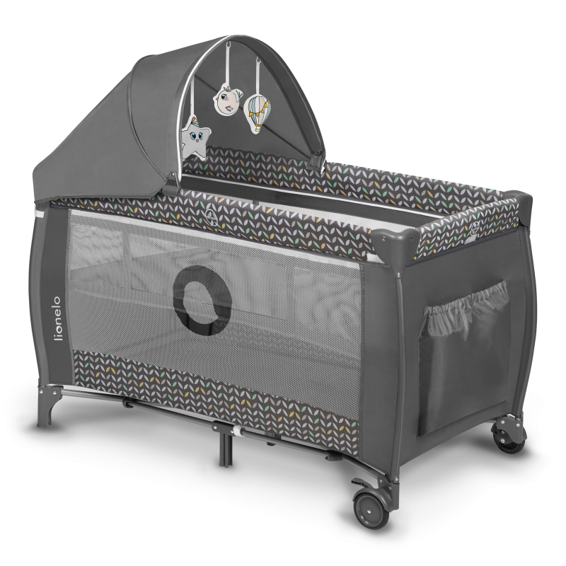 Lionelo Sven Plus Grey Scandi — Bettchen 2in1