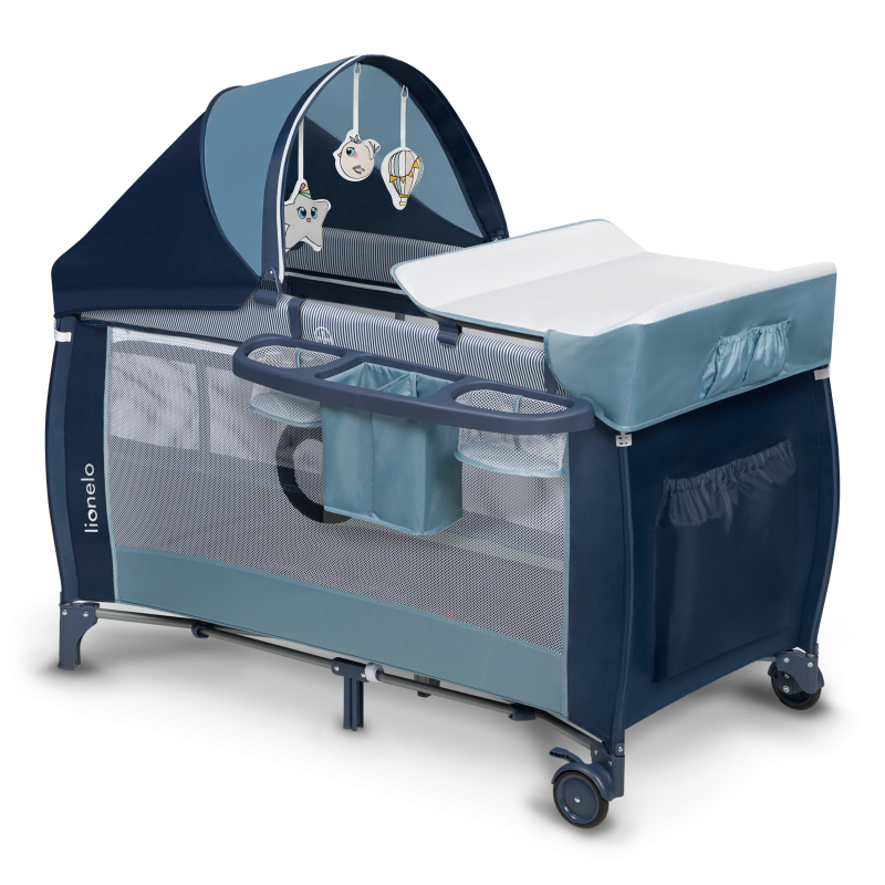 Lionelo Sven Plus Blue Navy — Bettchen 2in1