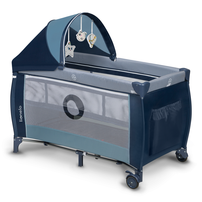 Lionelo Sven Plus Blue Navy — Bettchen 2in1