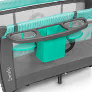 Lionelo Sven Plus Turquoise/Grey — Bettchen 2in1