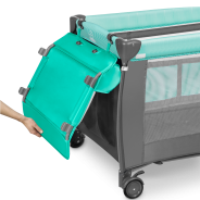 Lionelo Sven Plus Turquoise/Grey — Bettchen 2in1