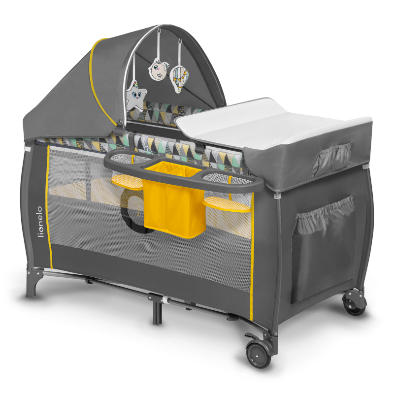 Lionelo Sven Plus Yellow Scandi — Bettchen 2in1