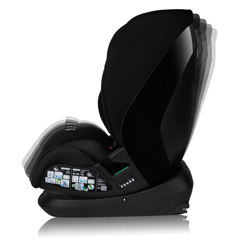 lionelo Lavender i-Size Black Carbon — Kindersitz