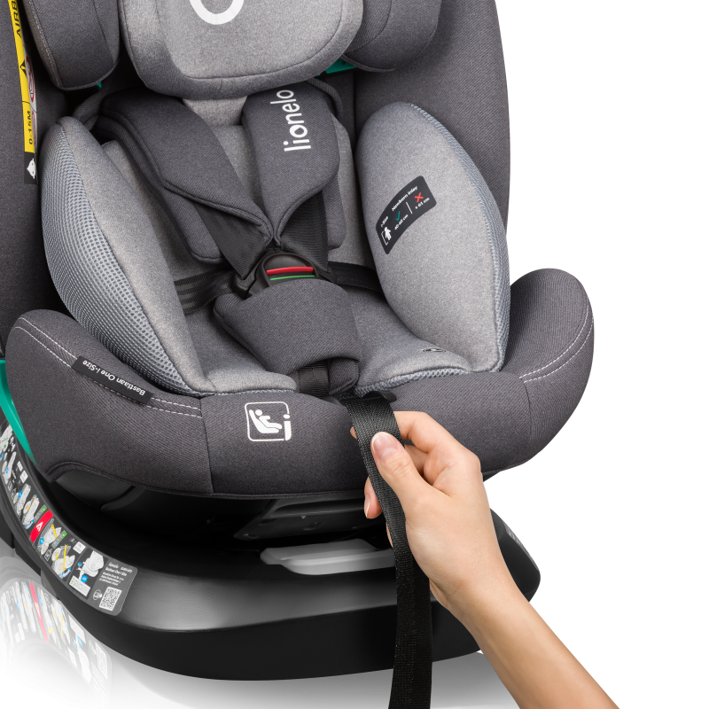 Lionelo Bastiaan One i-Size Grey Stone — Kindersitz