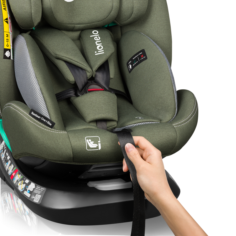 Lionelo Bastiaan One i-Size Green Olive — Kindersitz