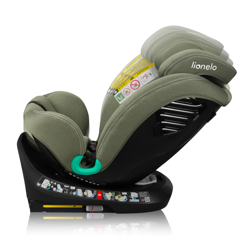 Lionelo Bastiaan One i-Size Green Olive — Kindersitz