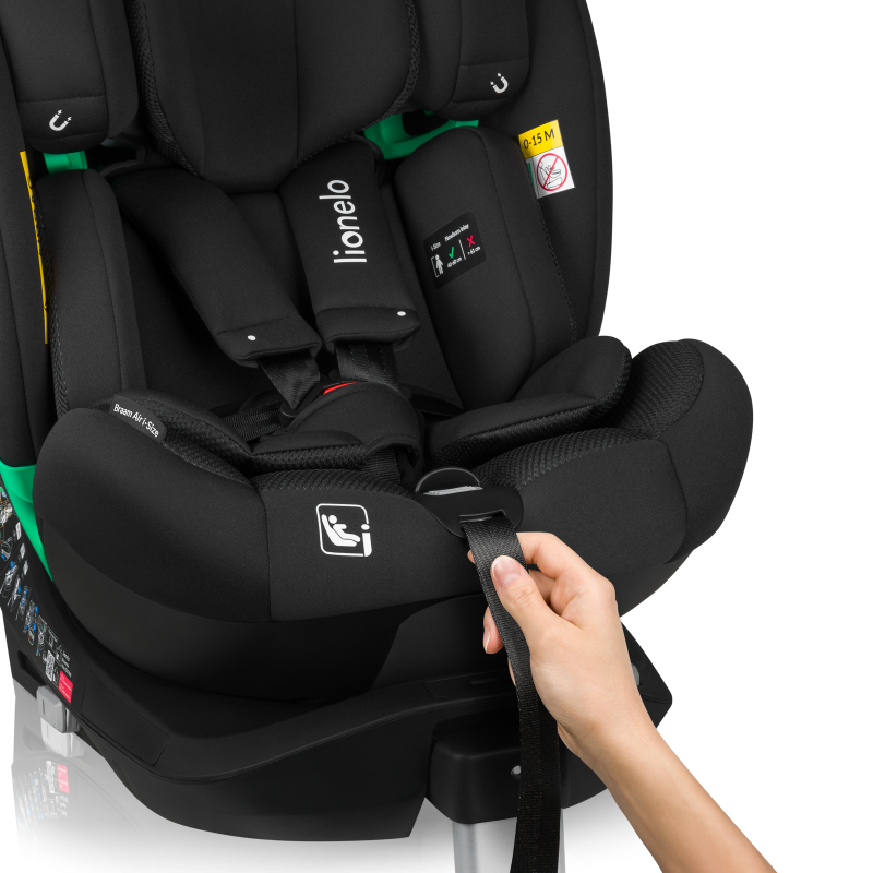 Lionelo ​​Braam Air i-Size Black Carbon — Kindersitz