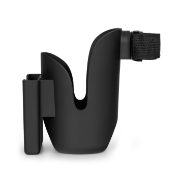 Lionelo Ove Black Carbon — griff zum Kinderwagen