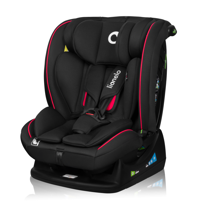 lionelo ​​Aart i-Size Black Carbon Red — Kindersitz