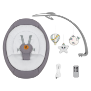 Lionelo Mell Grey Stone — Babywippe