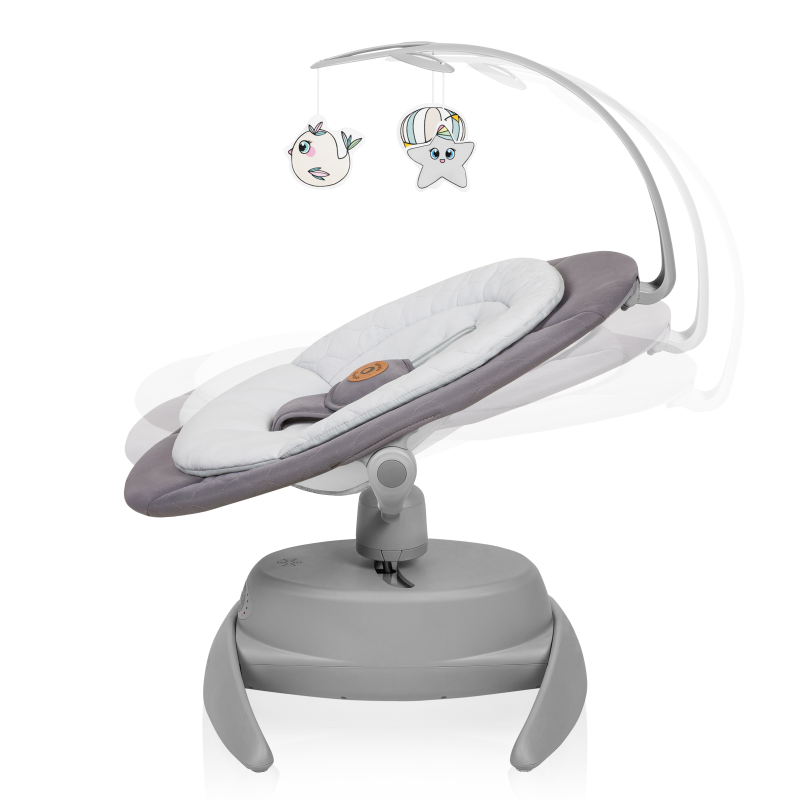 Lionelo Mell Grey Stone — Babywippe