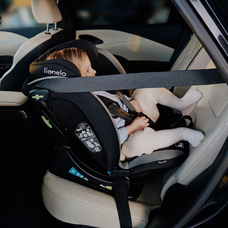 lionelo ​​Aart i-Size Black Carbon Red — Kindersitz