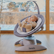 Lionelo Mell Grey Stone — Babywippe