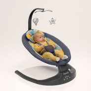Lionelo Ralf Grey Concrete — Babywippe