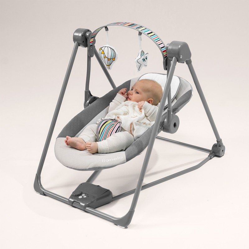 Lionelo Otto Cozy Grey — Babywippe