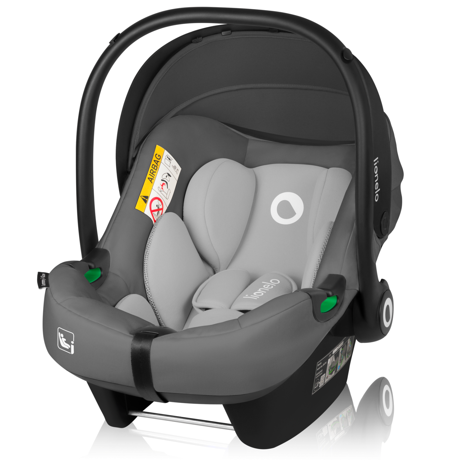 Lionelo Lemmy i-Size Grey — Kindersitz